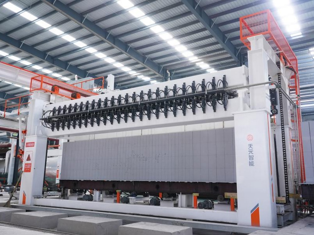 Проект сверхпроизводительной линии по производству блоков AAC компании Huzhou Linghu Lingxin Wall Materials Co.