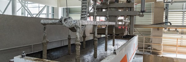 Секция дозирования и предварительного твердения